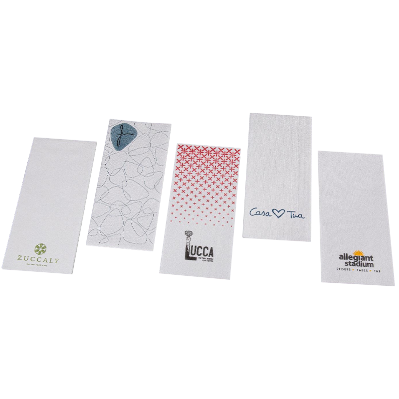 43x30 Linen Like Disposable napkins Customized Logo Airlaid Dinner Napkins SJ1204