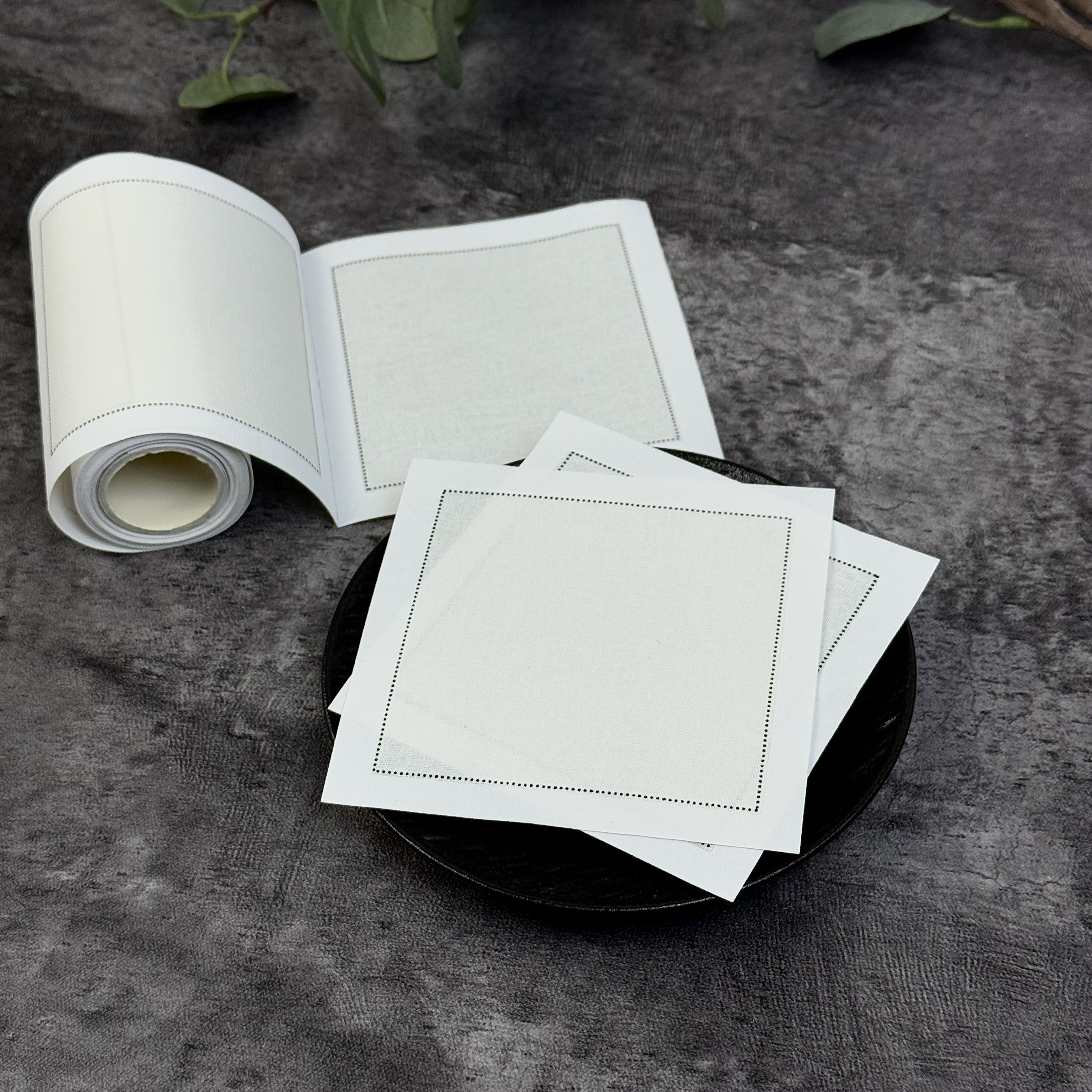 Customizable White Cloth Napkin - Imprint Your Logo