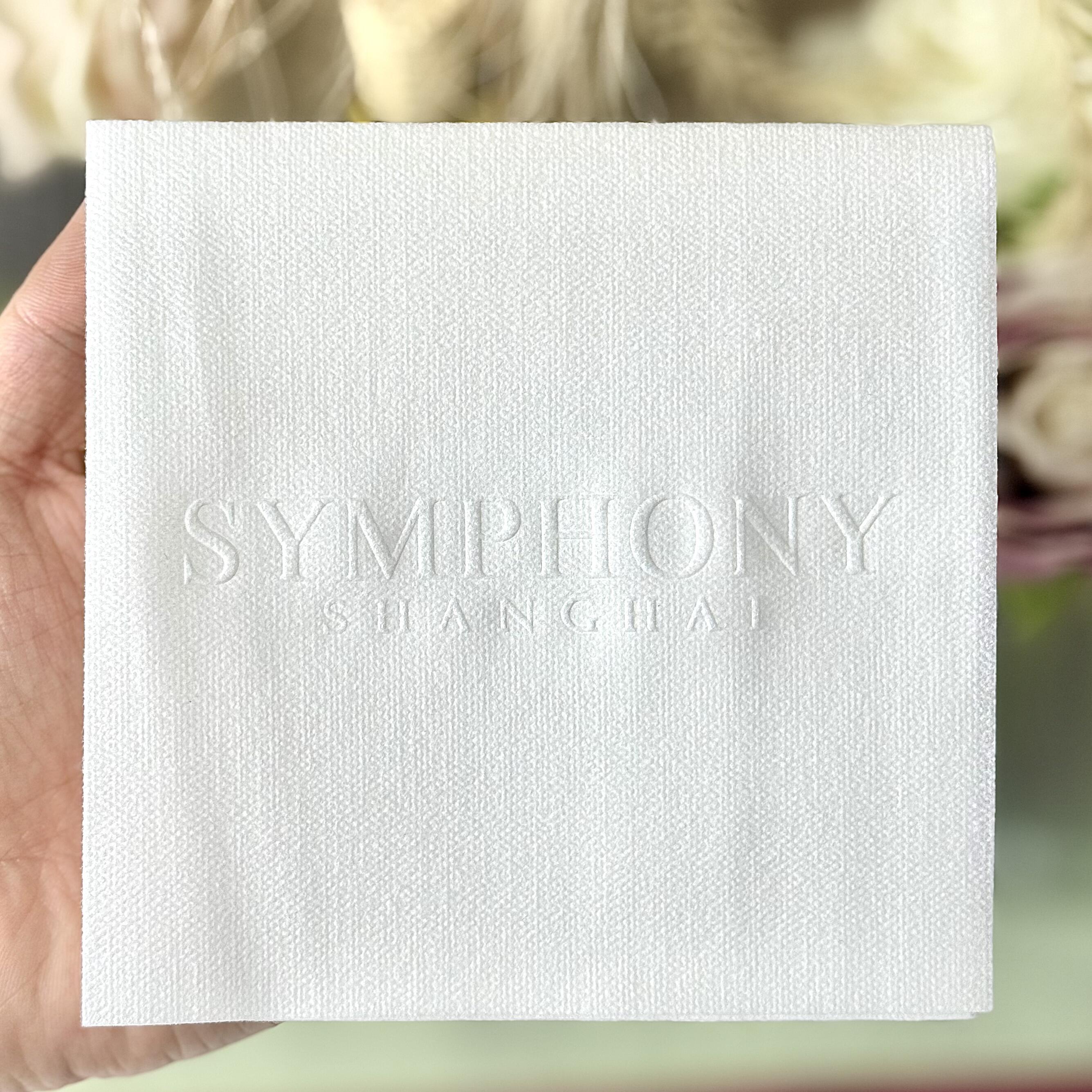 Embossing Support Airlaid Napkins For Boutique Cafes
