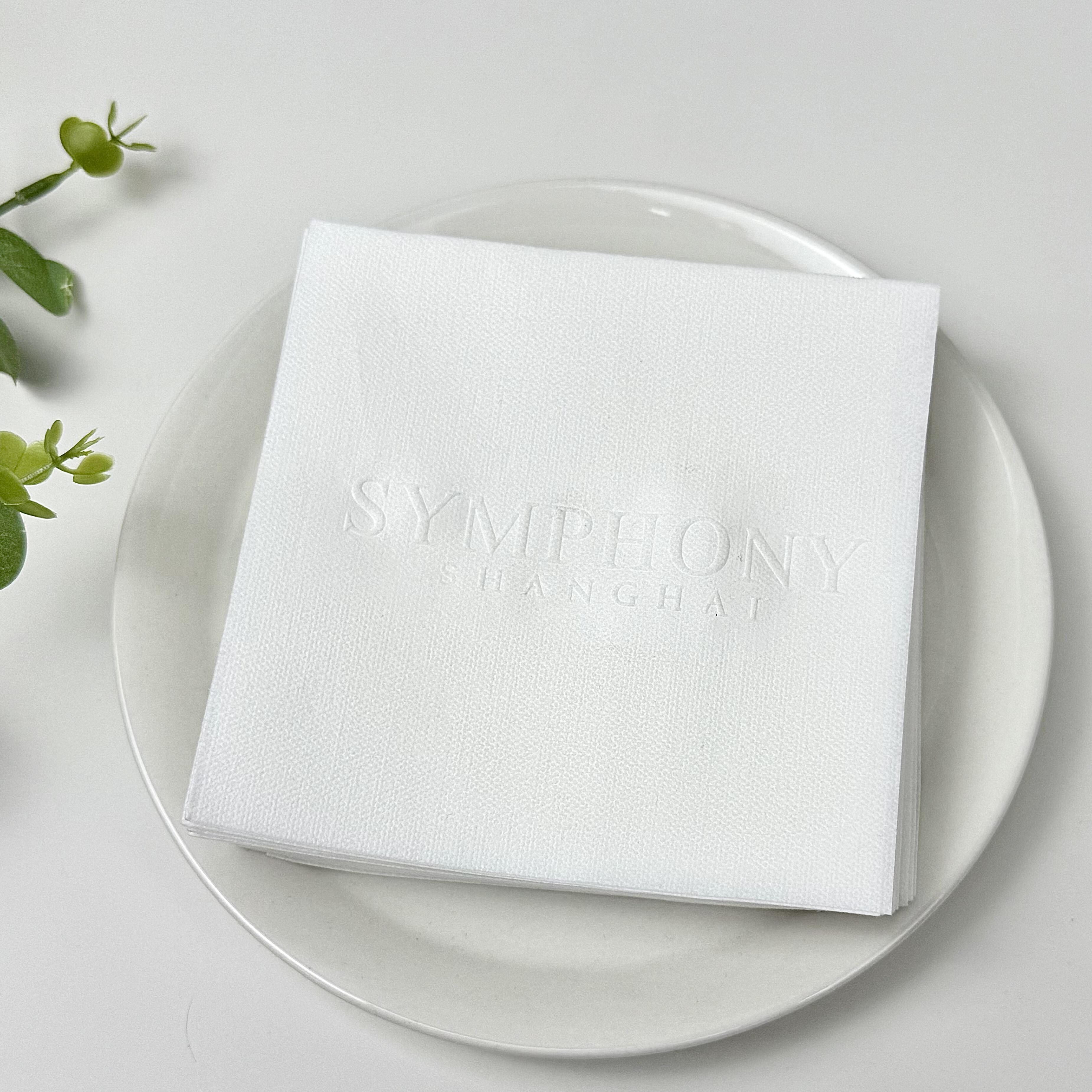 Embossing Support Airlaid Napkins For Boutique Cafes