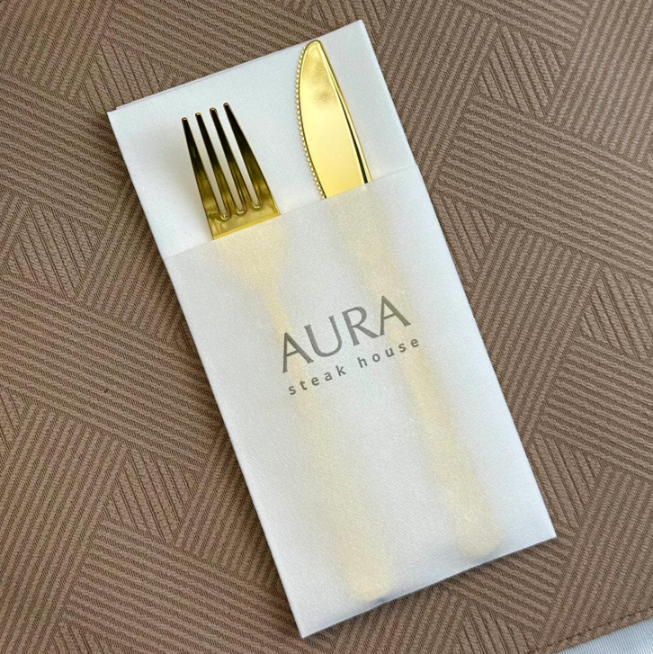 Aura Restaurant Case Study | Custom Premium Airlaid Paper Napkins Manufacturer