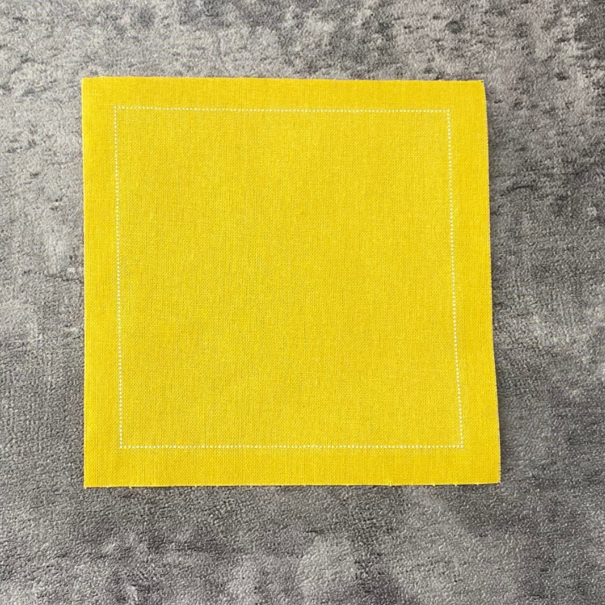 Cutomized Turmeric Cloth Napkins Washable for Long-time Use