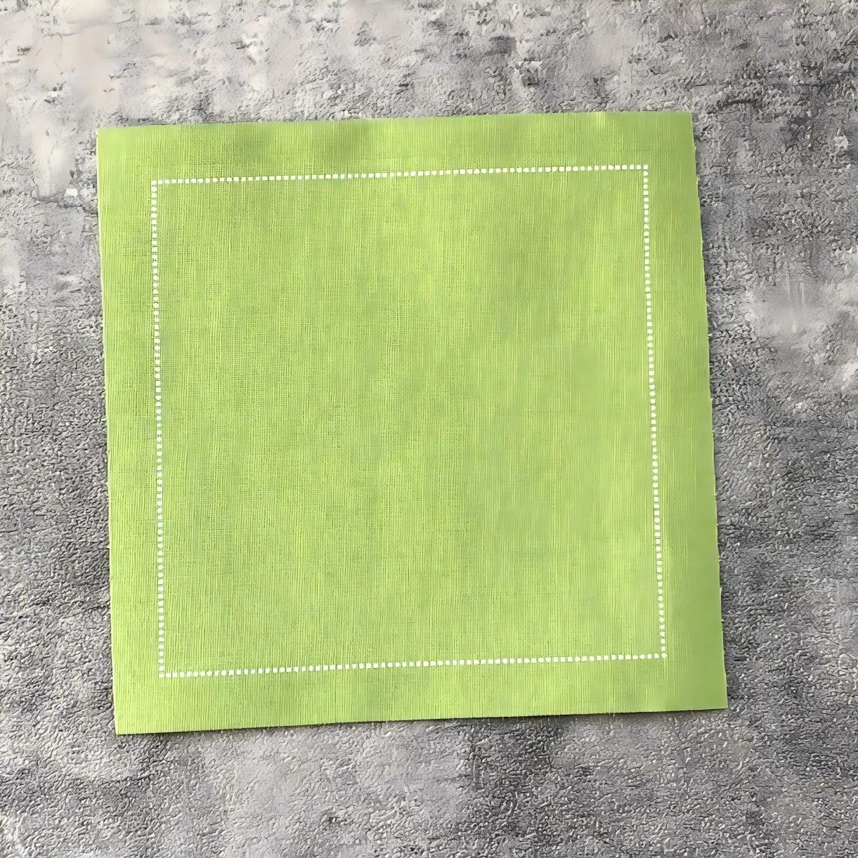 Green Avocado Cloth Napkins - Washable Reusable Dinner Napkins for Home Decor Restaurant Party