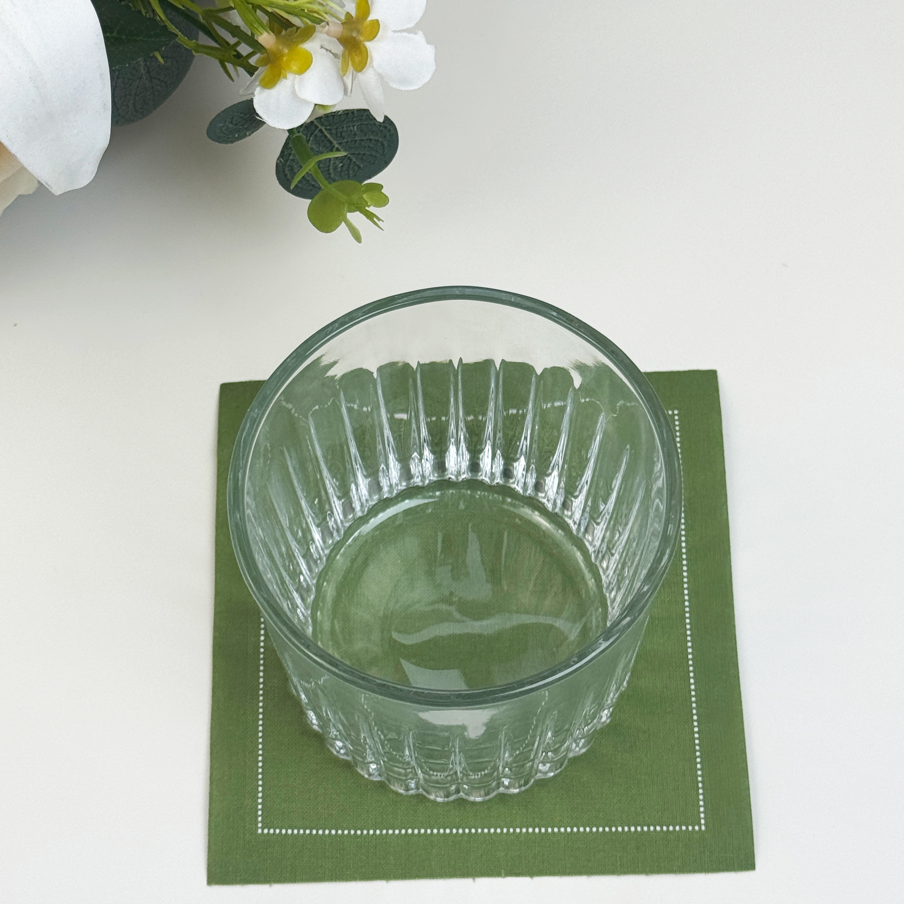 Custom Avocado Green Cloth Coaster – Eco-Friendly Fabric Coaster for Café & Bistro