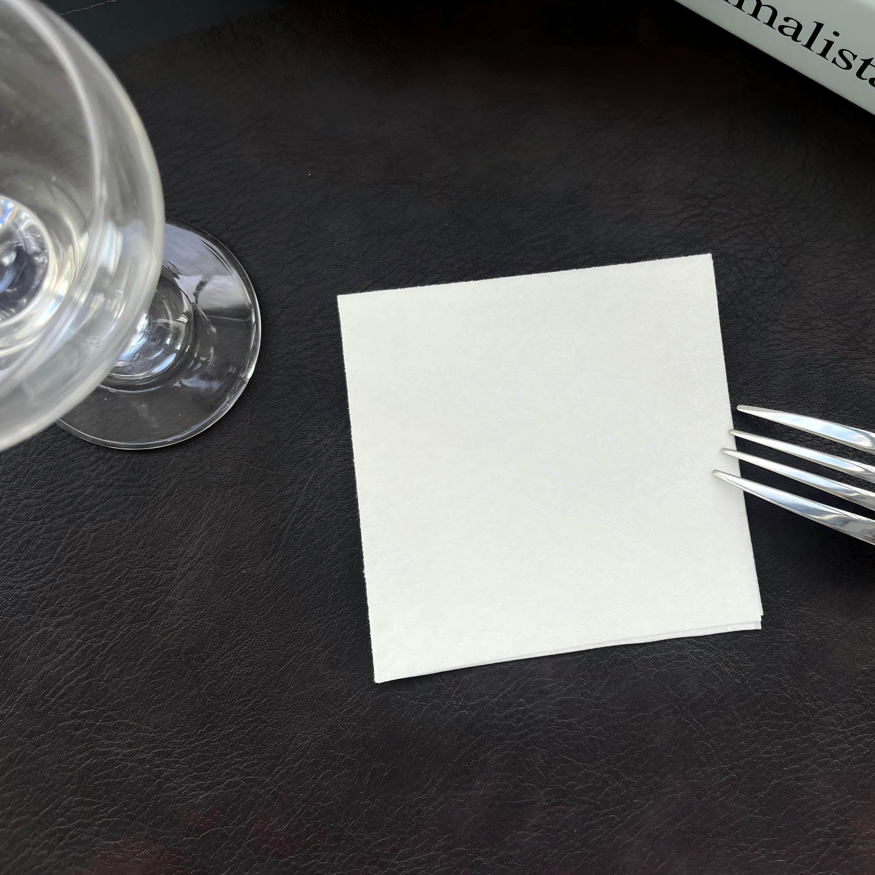 Plain Squre Airladi Napkin for Cocktail 20*20