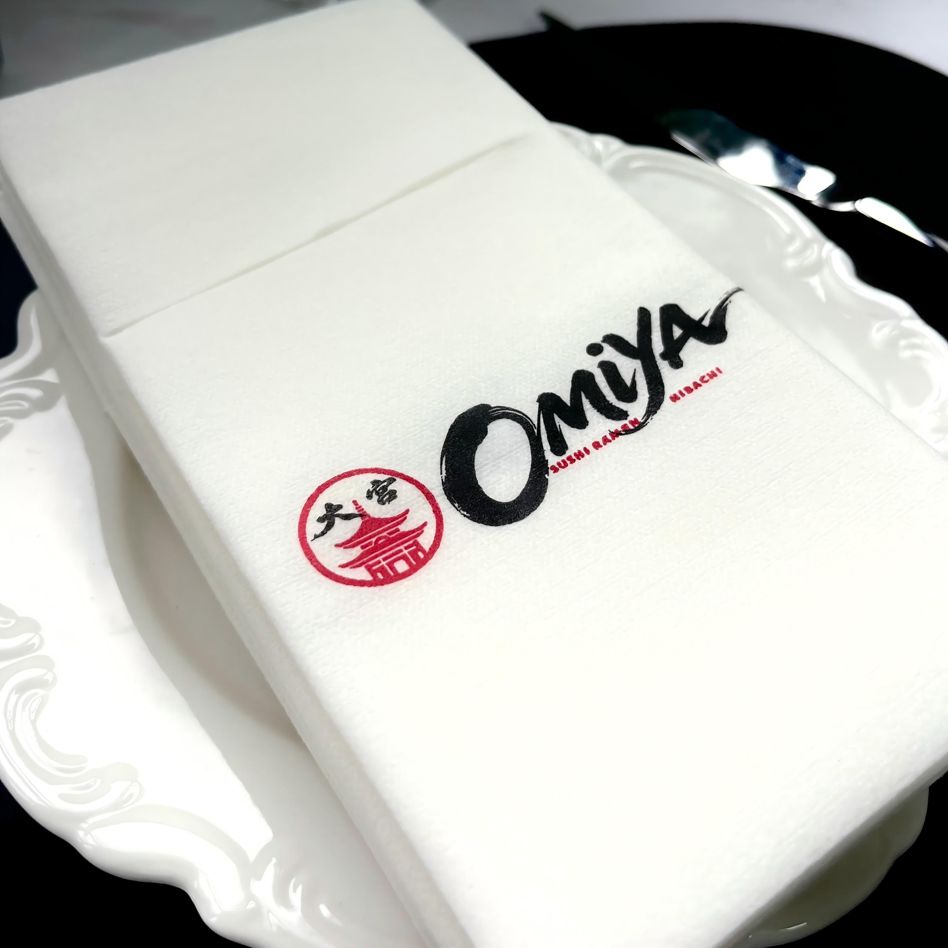 Two Colors Printing Airaid Napkins for Cultery