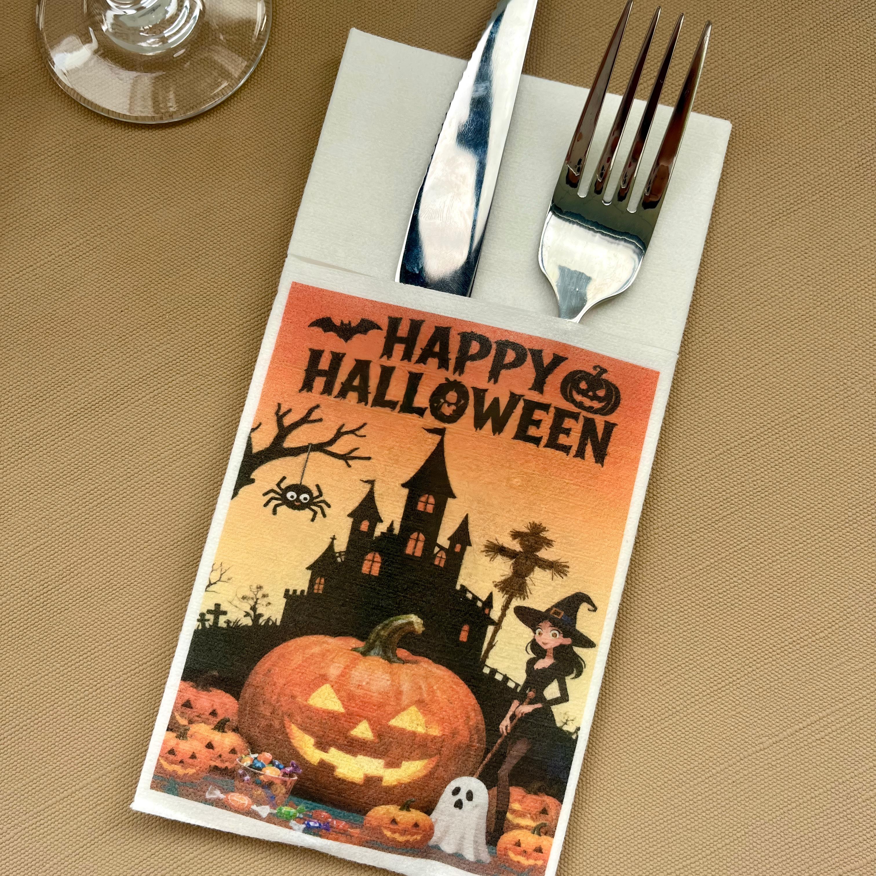HALLOWEEN Customized Printing Design Airlaid Napkins Airalid Paper