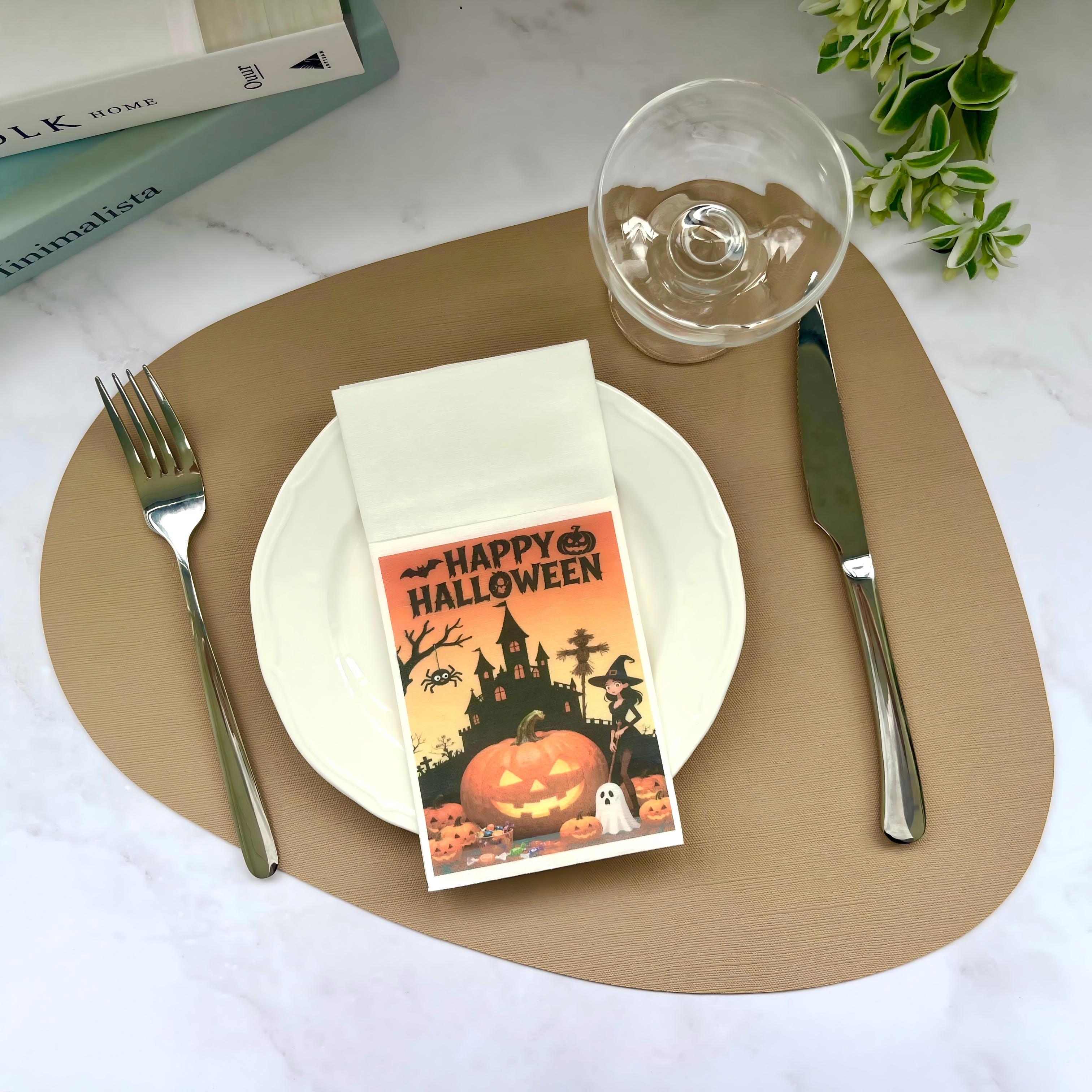 HALLOWEEN Customized Printing Design Airlaid Napkins Airalid Paper