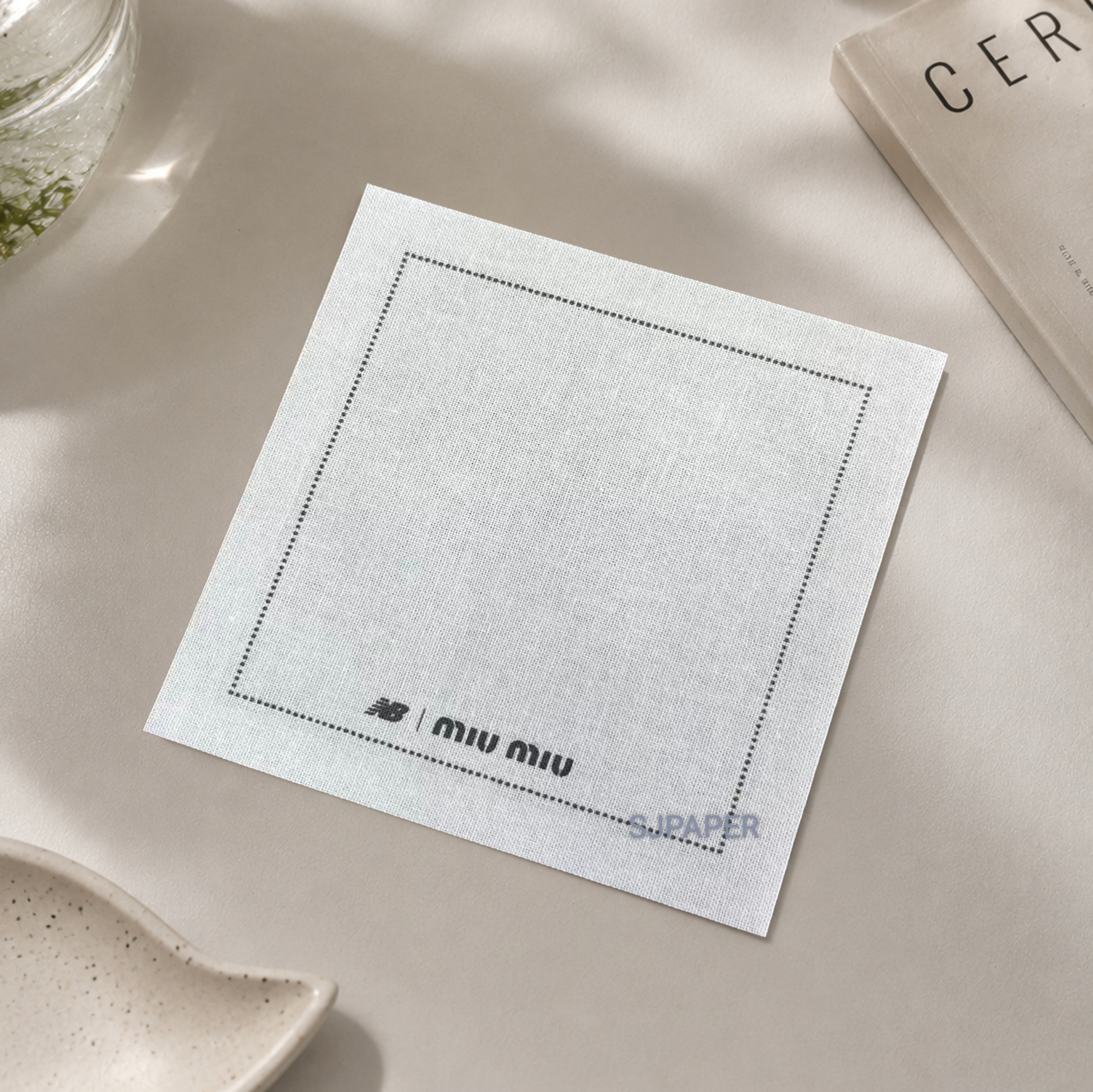 NB x Miumiu Collaboration | Custom Coasters for Fashion Brands