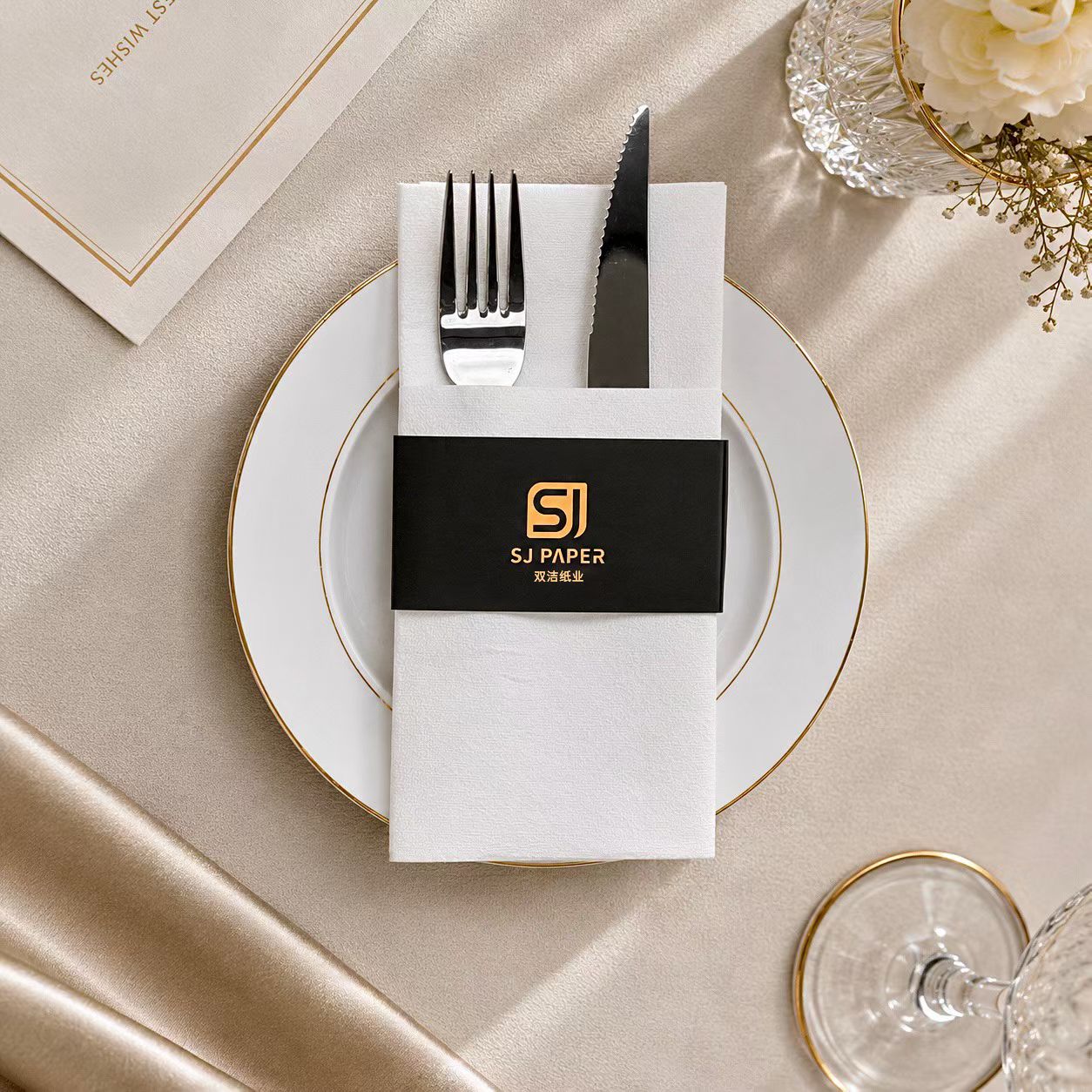 Napkin Belly Band | Custom Logo Paper Belly Band Manufacturer – Shuangjie Paper